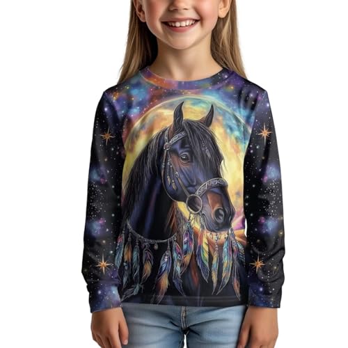 Image of Uourmeti Teens Girls Long Sleeve T Shirts Fall Outfits Boys Active Sportswear Running Tops