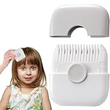 LIULIQ Split Ends Hair Trimmer, 2 in 1 Mini Portable Cute Hair Cutting Comb, Bangs Trimmer with Protective Comb Teeth, Detachable Blade, Portable Storage for Thinning Hair and Trimming Bangs