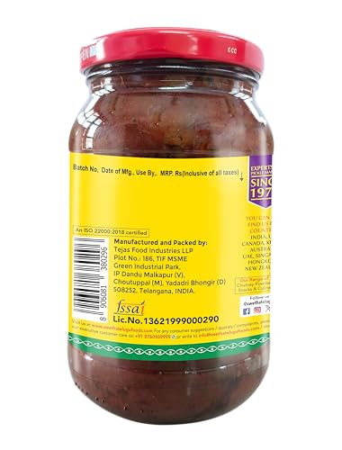 Swetha Telugu Foods Lime Pickle with Garlic, No Preservatives, 500g Pet Bottle - Image 4 thumbnail