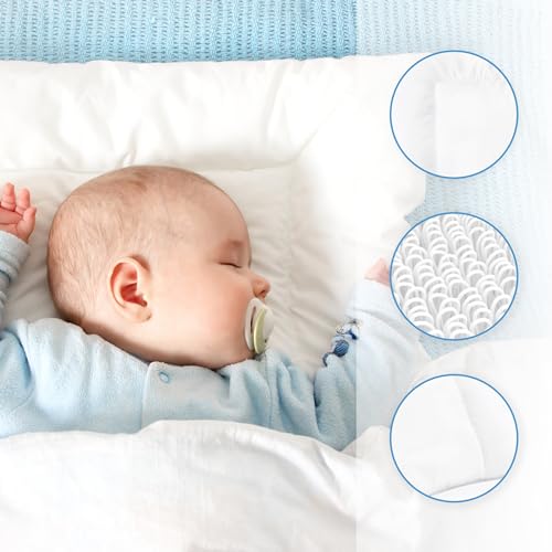 Anti-Allergie-Kinderbett-Kissen-Fullen-Quilt-6040-cm-fur-Kindergarten-Baby-Junior-Kleinkind