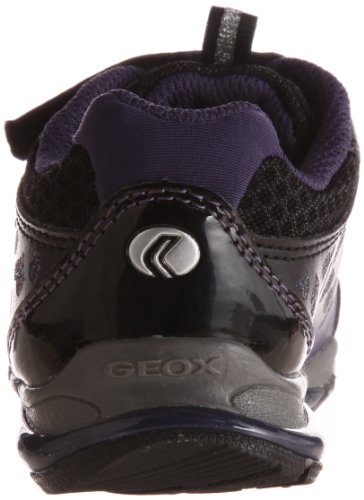 Geox Magica2 Sneaker (Toddler/Little Kid/Big Kid),Black/Violet,30 EU (12 M US Little Kid)3