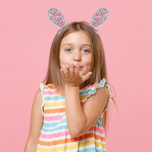 Set 4 Pinzas para el Cabello con Orejas de Animal Brillantes miniatura 5