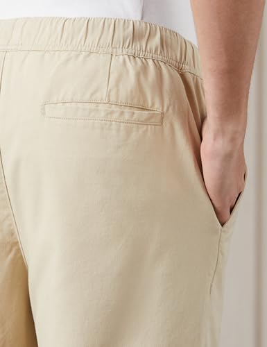 Image of Amazon Brand - Symbol Men's Relaxed Fit Casual Trouser (Elasticated Waistband | 100% Cotton | Available in Plus Sizes)