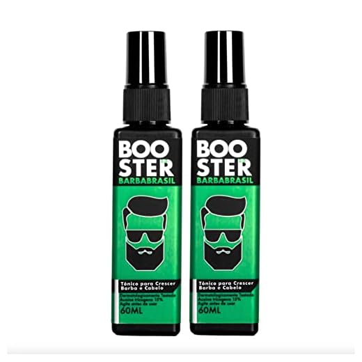 Kit - 2 Booster - Crescer Barba - 60 Dias - Barba Brasil