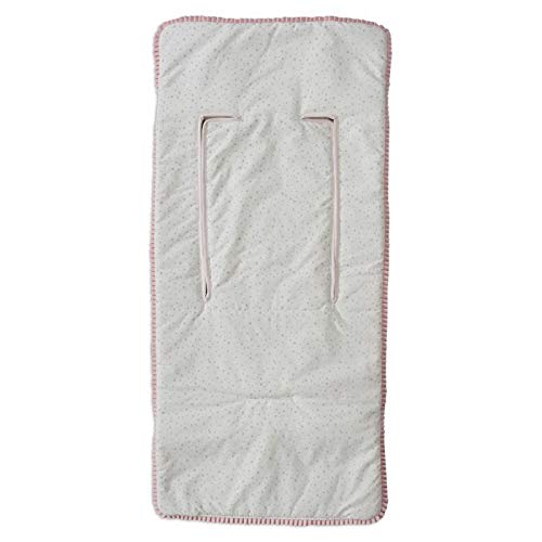 Babyline Colchoneta Silla Ligera Reversible Con Cubre Arnés Dolce Ros - Colchoneta para silla de paseo, niñas