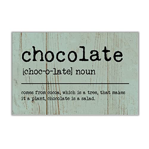 Panneau en bois Chocolate Definition Evans1nism pour habiller un mur vide de salon