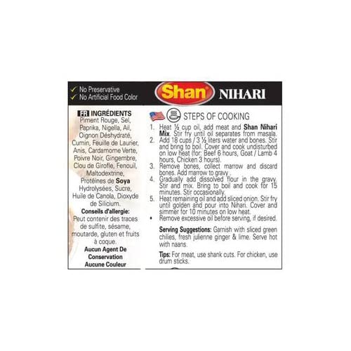 Image of Shan Nihari Masala, 2.12 oz ℮ 60 g, 4 Pack