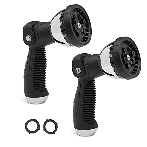 Morvat Garden Hose Nozzle Sprayer with 10 Spray Patterns