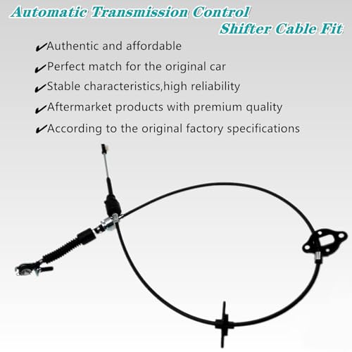 Automatic Transmission Control Shifter Cable Fit for Toyota Tundra 2000-2004 4.7L V8, Shift Select Cable Replace 33820-0C020 338200C020