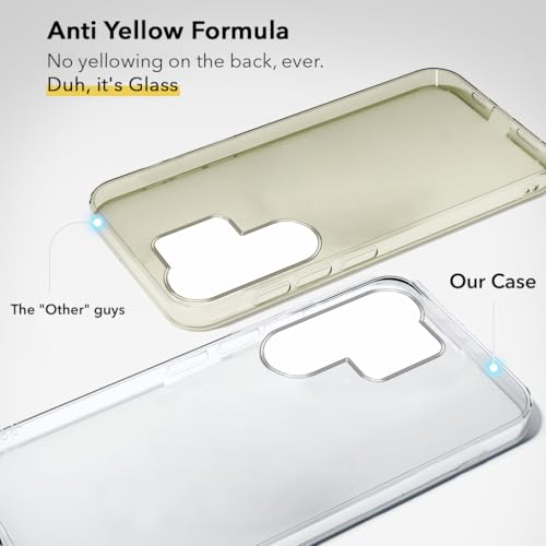 Image of Jkobi Lifetime Anti-Yellow Clear Back Cover Case for Samsung Galaxy S26 Ultra (Sleek Hard Crystal | Shockproof and Camera Protection)