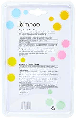 Kit Pente Escova B, Ibimboo, Verde/Azul, Pequeno