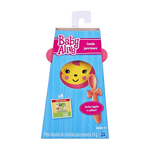 Comida em Pó para Boneca Baby Alive 8 Unidades Hasbro Verde/Amarelo