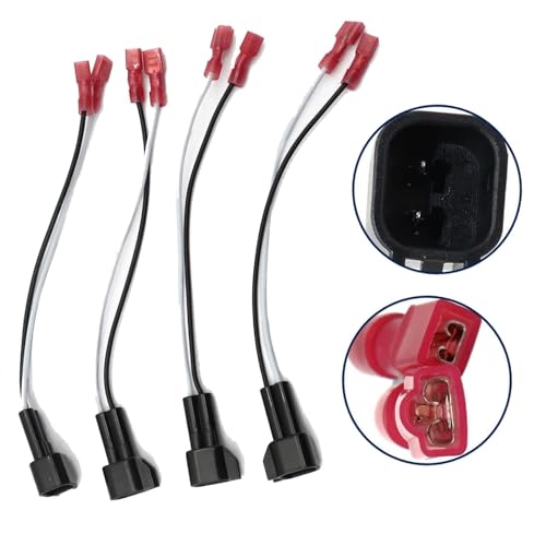Image of SecosAutoparts Speaker Wire Harness Adapter Plug, for 4pc 72-5600 Speaker Harness, Compatible with Ford F150 F250 Escape Mustang Fit for Lincoln Fit for Mercury Fit for Mazda