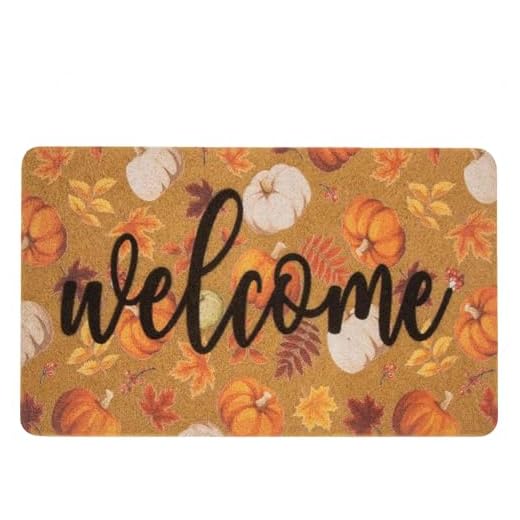 25+ Beautiful Fall Entryway Decor Ideas to Welcome the Season 4 NociHah Pumpkin Hello Door Mat for Front Door 30''x 17'' Coir Welcome Mat with Anti-Slip Backing Indoor & Outdoor Use, Pumpkin Fall Doormat for Outdoor Entrance