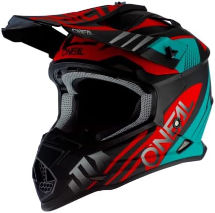 Casco Motocross O'Neal 2SRS - Calotta ABS, ECE 22.05, Ventilato, Per Adulti - Foto 8