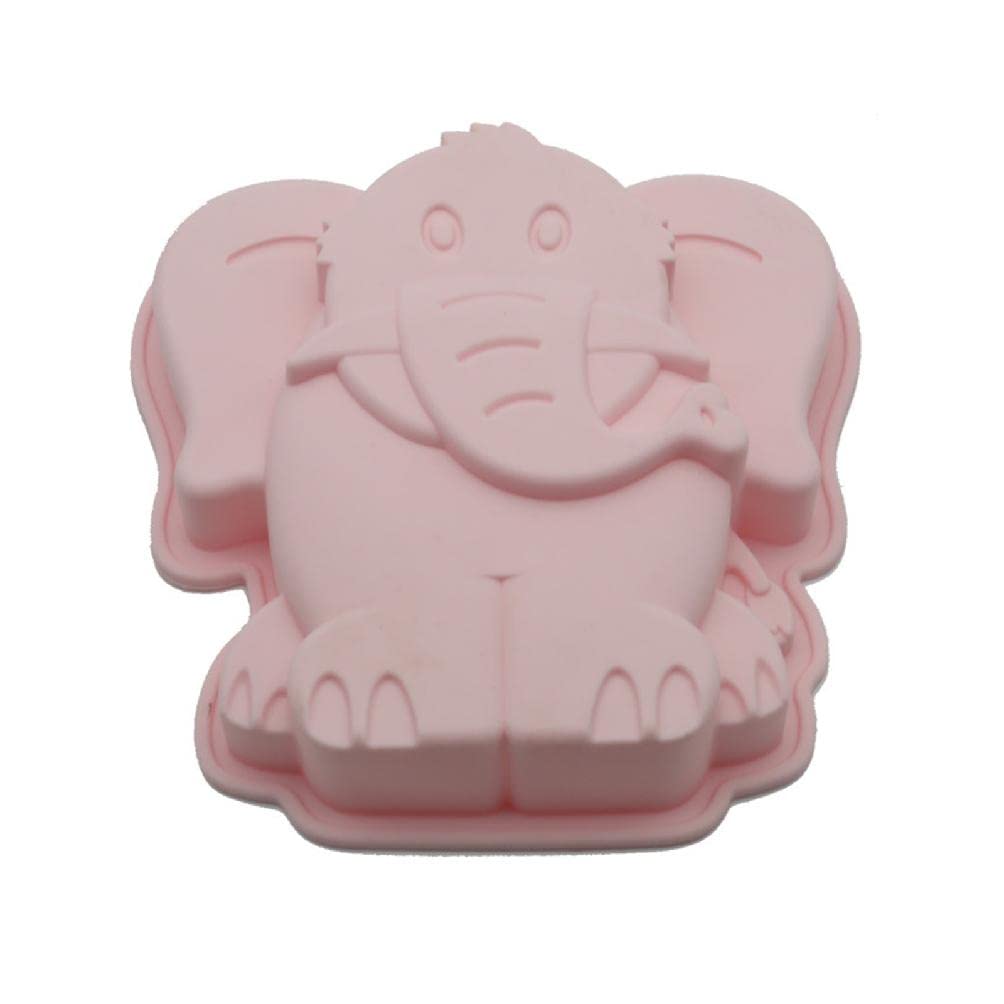 PLMN Elephant Shaped Cake Moulds Silicone Material Dessert Molds Baking Cake Candy Fondant Moulds Gift for Children Adults elephant cake molds for baking