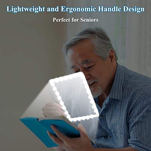 NZQXJXZ Magnifying Glass with Light, 36 Adjustable LED Lights Magnifying Glasses for Reading,Provide Full-Page Viewing Area for Close Work, Low Vision Person and Seniors