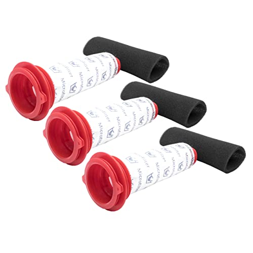 vhbw set di filtri compatibile con Bosch Athlet BCH6ATH25/01, BCH6l2560/01 aspirapolvere - 6x filtro