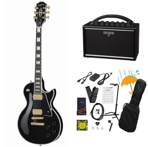 Epiphone/Inspired by Gibson Les Paul Custom Ebony KATANA MINI �A���v�t��13�_�Z�b�g�I