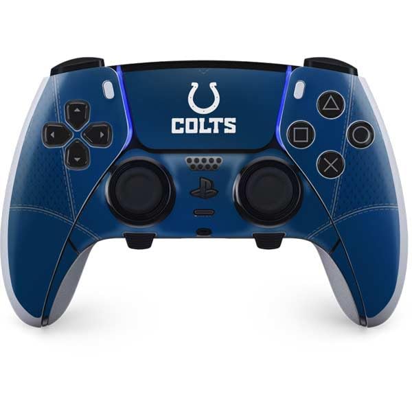 Skinit Decal Gaming Skin Compatible with PS5 DualSense Edge Pro Controller - Officially Licensed NFL Indianapolis Colts Team Jersey Design