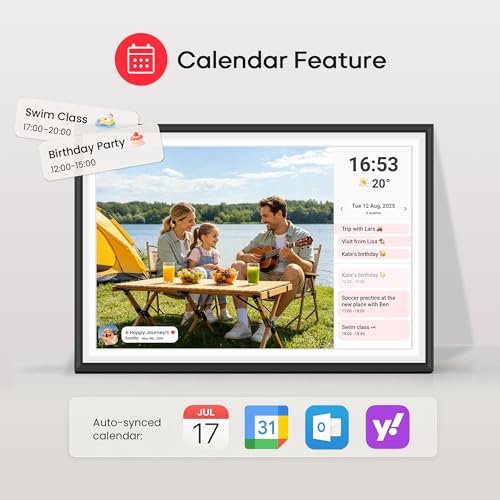 Image of Digital Photo Frame (Black, B03)
