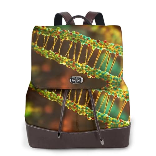 Sac à dos en cuir pour ordinateur portable EdWal Noir polyvalent