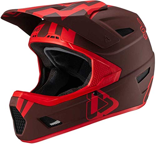 Casque VTT Leatt Rouge Rubis M protection tête vélo tout terrain enduro