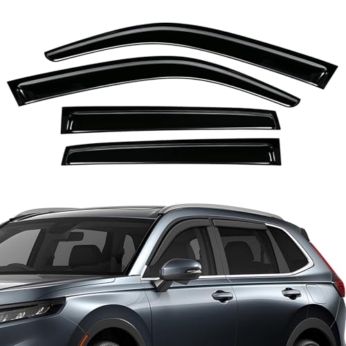Rain Guards Compatible with Honda HRV 2023 2024 2025 2026 Black 4 PCS