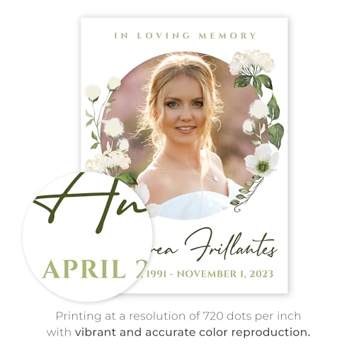 18\"x24\" Personalized Funeral Welcome Sign, In Loving Memory Reception Sign and Celebration of Life Decorations, Custom Memorial Sign in Acrylic, Foam Board, or Coroplast Variations (Design 1) - Thumbnail 3
