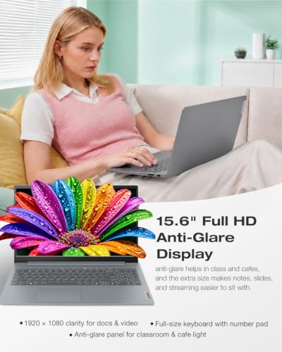 Lenovo IdeaPad Slim 3i 15.6" FHD Business Student Laptop Intel i3-N305 - image 4