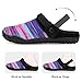 Besroad Classic Slip on Beach Walking Clogs Pool Swimming Water Shoes Fashion Sneakers for Men Women ColorfulStripe 10.5 Women/9 Men