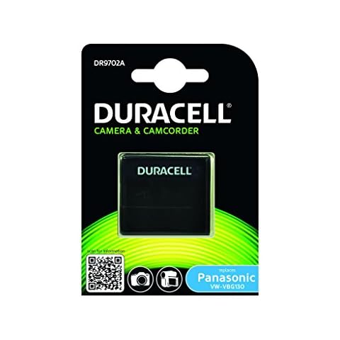 Batería de videocámara Duracell para Panasonic VW-VBG130 Cover