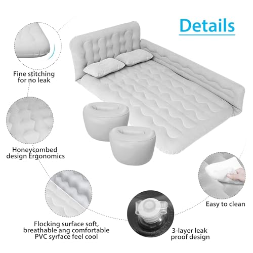 Matelas gonflable voiture pour BMW Série 7, lit de secours pliable contre la fatigue en route