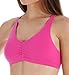 Fruit of the Loom Women's Adjustable Shirred Front Racerback Bra (Pack of 3)