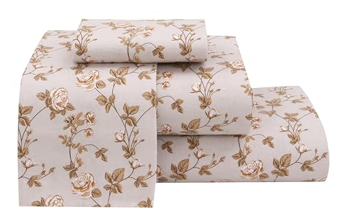 RUVANTI 100% Cotton Flannel Sheets Full Size, 4 PCs, Dazzale by RUVANTI - Used condition - Image 9
