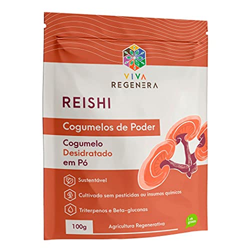 REISHI COGUMELOS EM PÓ VIVA REGENERA 100G