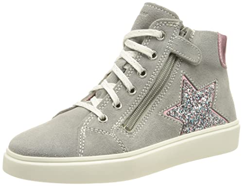 Richter Kinderschuhe Flora Sneaker, Fog/Candy/Silver, 25 EU