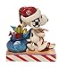 Enesco Jim Shore Peanuts Santa Snoopy with Christmas List and Toy Bag Figurine, 3.97 Inch, Multicolor