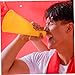 HONMEET 2Pcs Cheer Megaphone Noisemakers for Parties Events and Sports Lightweight Reusable Horns for Celebrations Concerts and Football Games Party Props