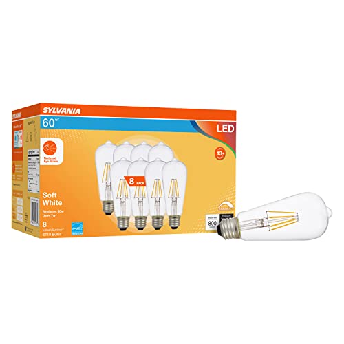 Sylvania Reduced Eye Strain ST19 LED Bulb 8-Pack