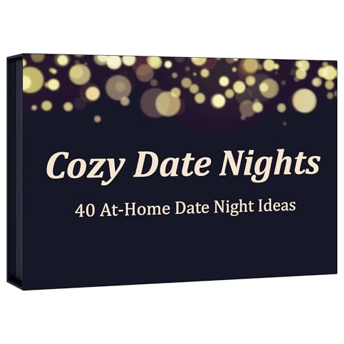 Cozy at Home Date Night Ideas - Couple Gifts for him for her - Date Night Cards for Home - Gifts for Couples - Wedding Gift for Couple - Bridal Shower Gift