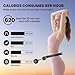 Fikswe Weighted Hula Infinity Circle Hoops for Weight Loss, Infinity Fitness Hoop Plus Size for Women, Adjustable 30-Link Smart Exercise Circle for Home Workout Abs & Waist Training