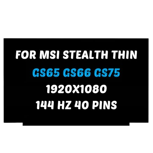 Image of B156HAN08.0 Replacement for MSI Katana GF66 11UG-220 LCD Screen 1920X1080 15.6 inch 40 Pins 144Hz LED Display Digitizer Panel (for Non-Touch Screen Only)