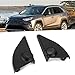 Naroote 1 Pair Front Door Pillar Tweeter Cover Trim Speaker Garnish Car Door Tweeter Speaker Panel Cover Replacement for RAV4 2014‑2019