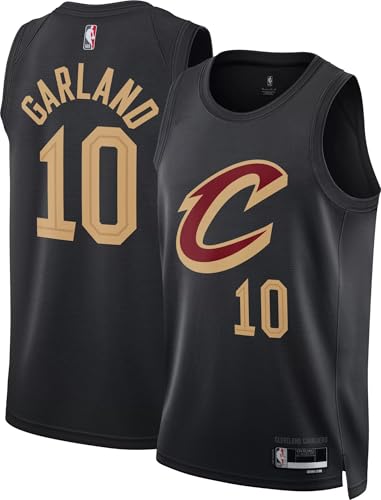 Darius Garland Cleveland Cavaliers NBA Kids Youth 8-20 Black Statement Edition Swingman Jersey (US Numeric 14 16 Regular Darius Garland Cleveland Cavaliers Black)