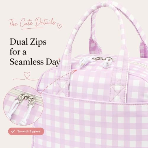 Image of LOVELYWIND Lunch Box for Women Cute Lunch Bags for Women Lunch Tote Bags Reusable Insulated Lunch Box Large Capacity Reusable Insulated Cooler for Work or Travel Gifts or Beach