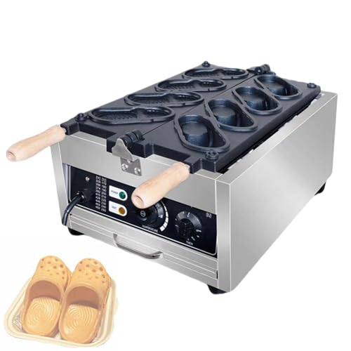 Electric Shoe-Shaped Waffle Maker, 4pcs Non-stick