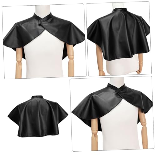 Capa negra impermeable para teñir cabello 2 pzas adultos miniatura 4