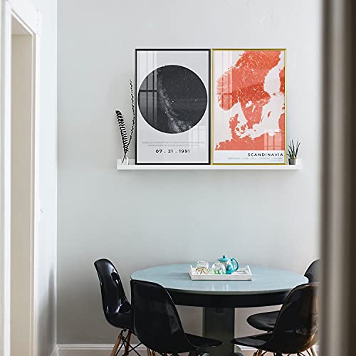 Homso A3 Poster Picture Frame, 11.7X16.5 Black Aluminum Photo Frame With High Definition Acrylic And Thin Smooth Metal Frame For Wall Mounting And Displaying #TOP7