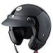 Produktbild BHR Demi-Jet Helm 803 Simply, Praktischer Rollerhelm mit ECE-Zulassung, Motorrad-Jet-Helm mit abnehmbarem Gesichtspolster, SCHWARZ METALLIC, XL
